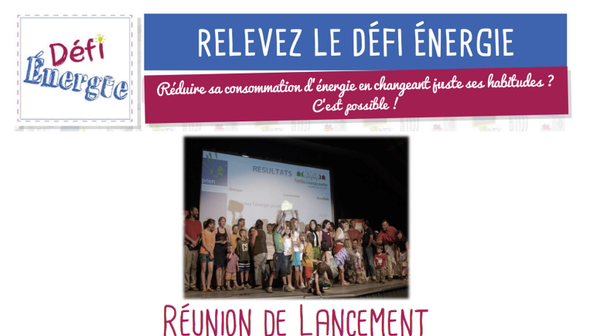 Réunion d'information Défi Energie